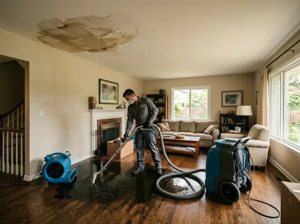 attic-pipe-burst-ceiling-drip-008 — frequently asked questions, Water Damage Restoration & Carpet Care in Geneva, FL